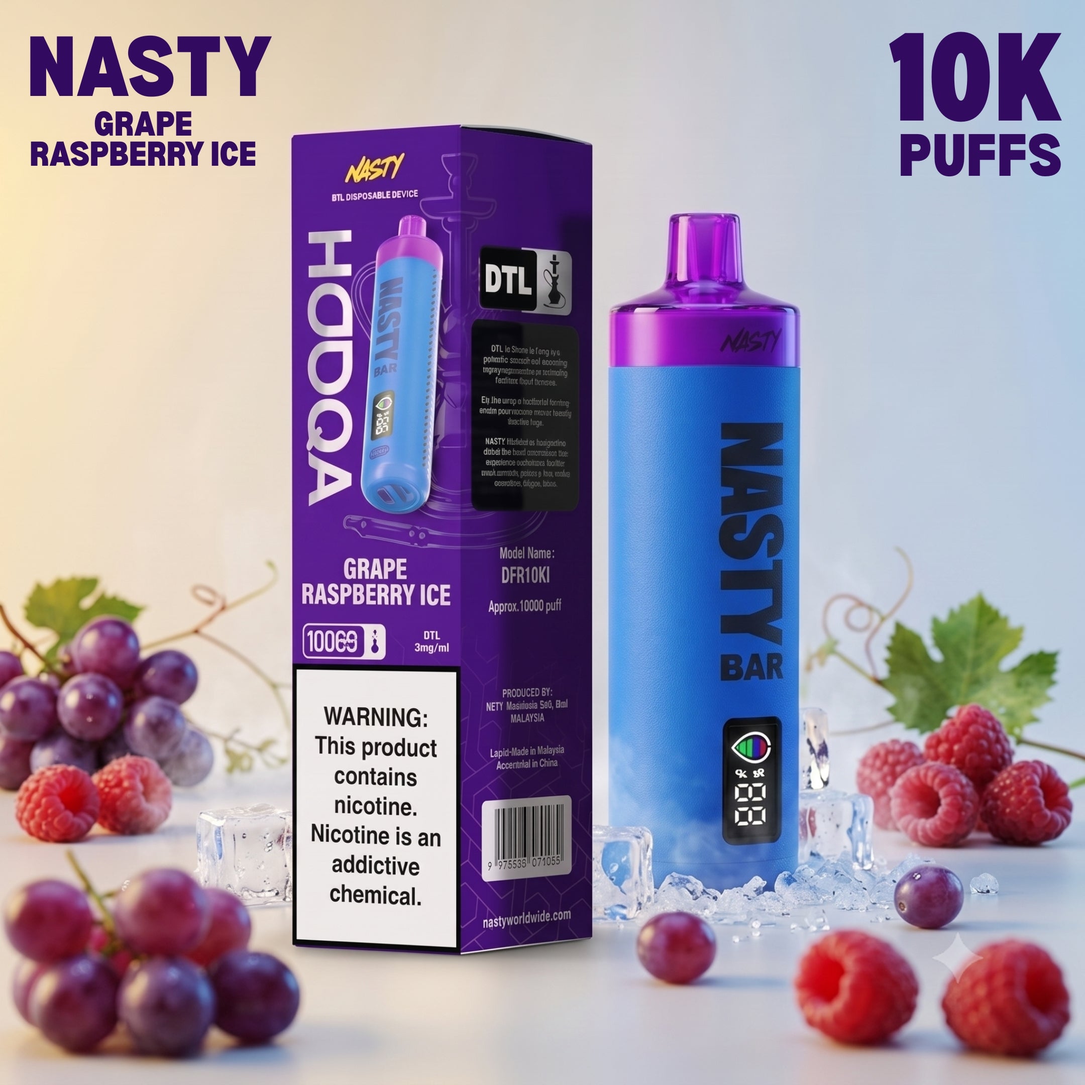 Nasty Bar HooQa 10000 — Buy Vape Online India