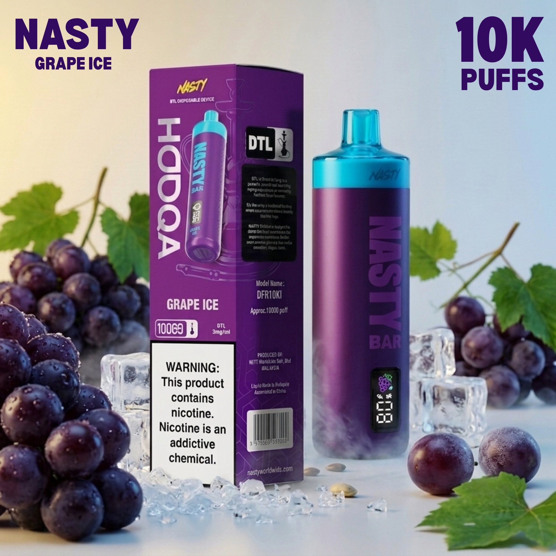 Nasty Bar HooQa 10000 — Buy Vape Online India