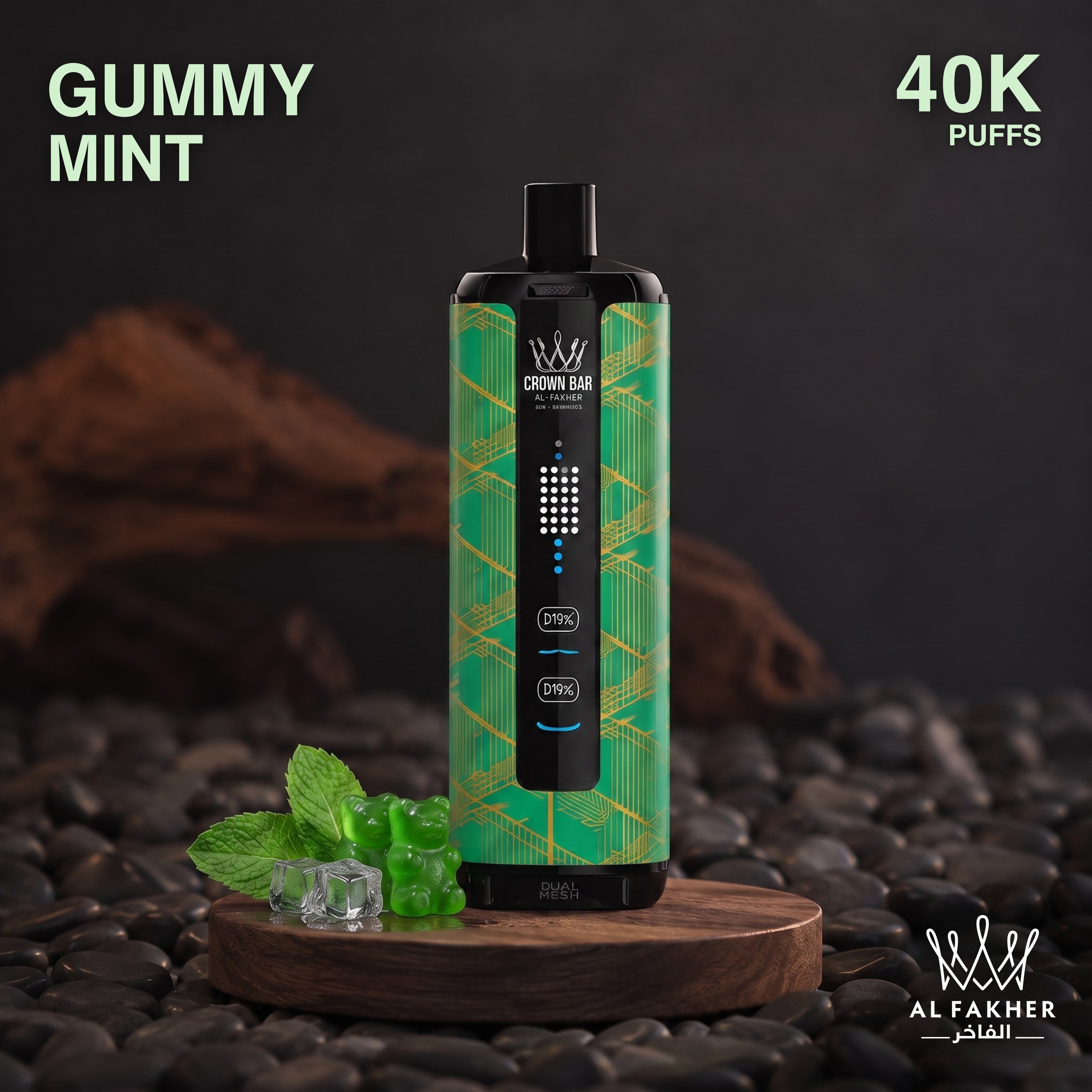 Al Fakher Crown Bar MegaMax 40K — Buy Vape Online India