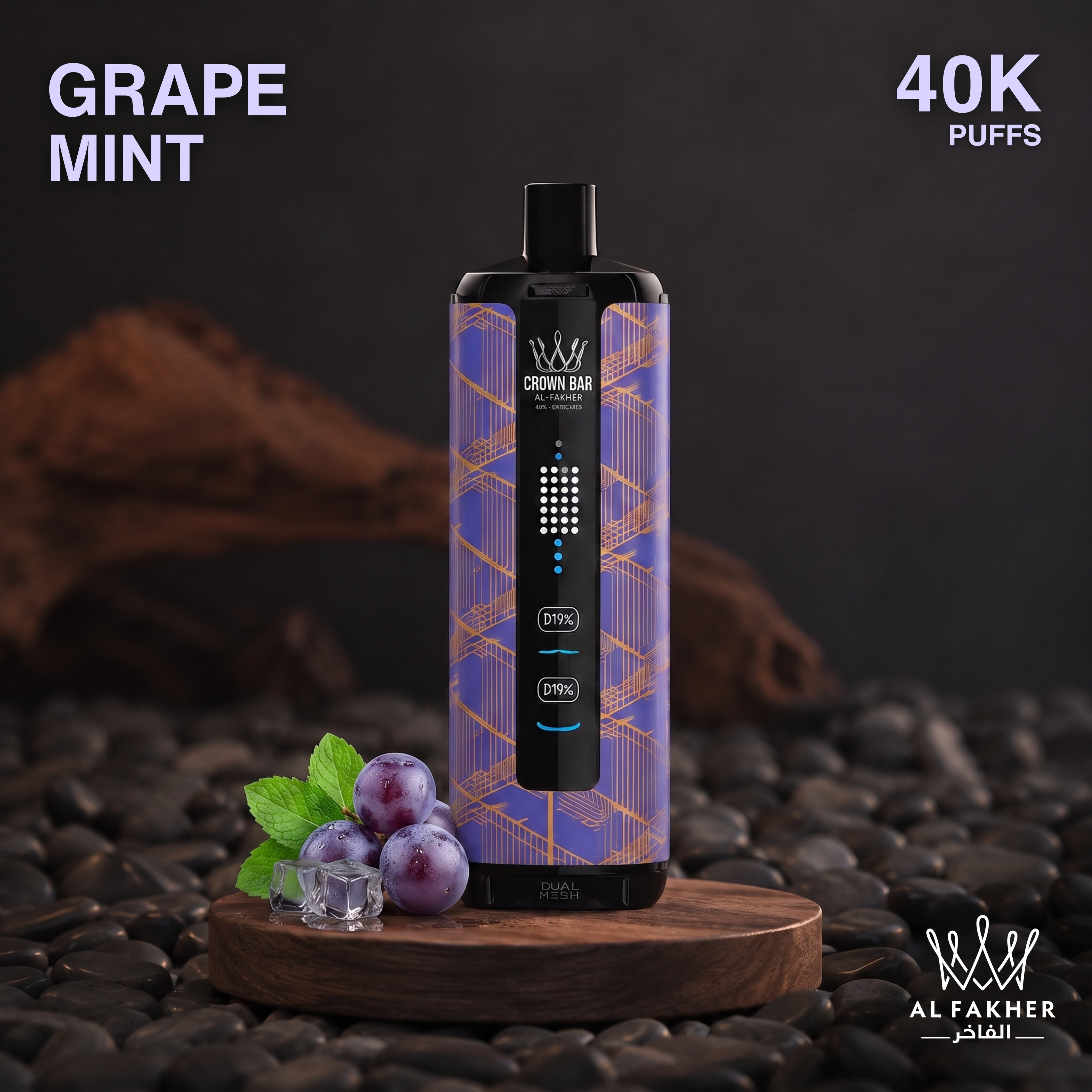 Al Fakher Crown Bar MegaMax 40K — Buy Vape Online India