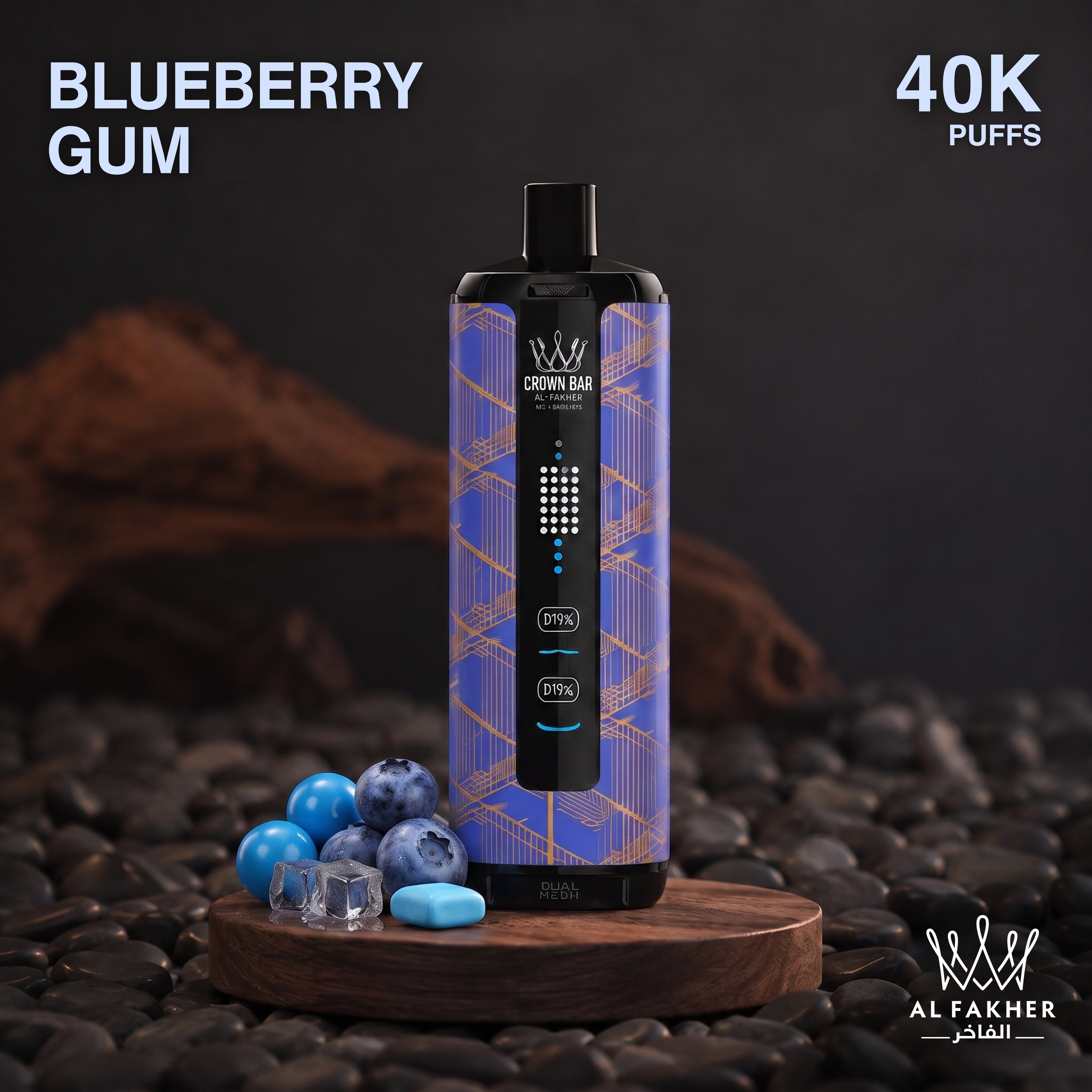 Al Fakher Crown Bar MegaMax 40K — Buy Vape Online India
