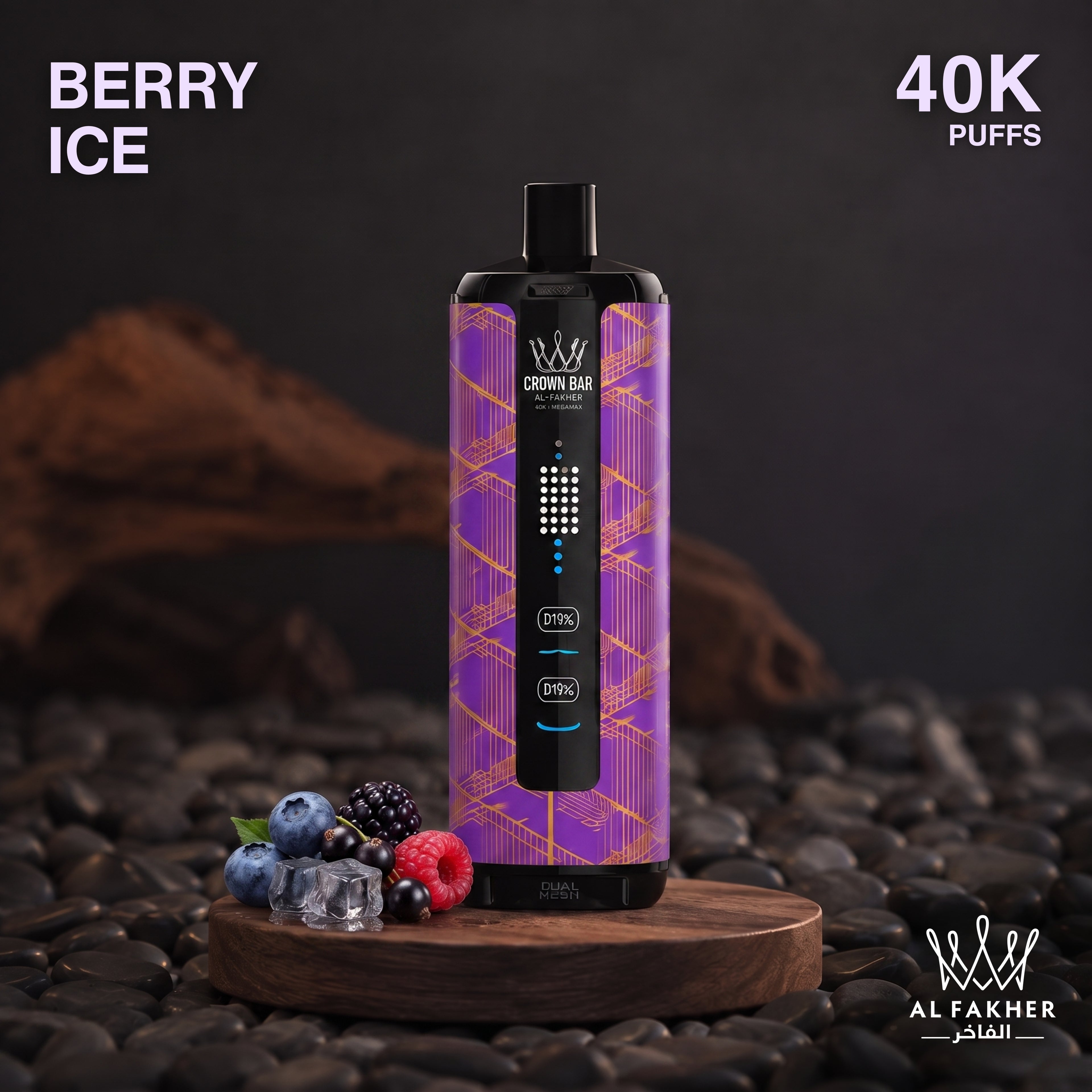 Al Fakher Crown Bar MegaMax 40K — Buy Vape Online India