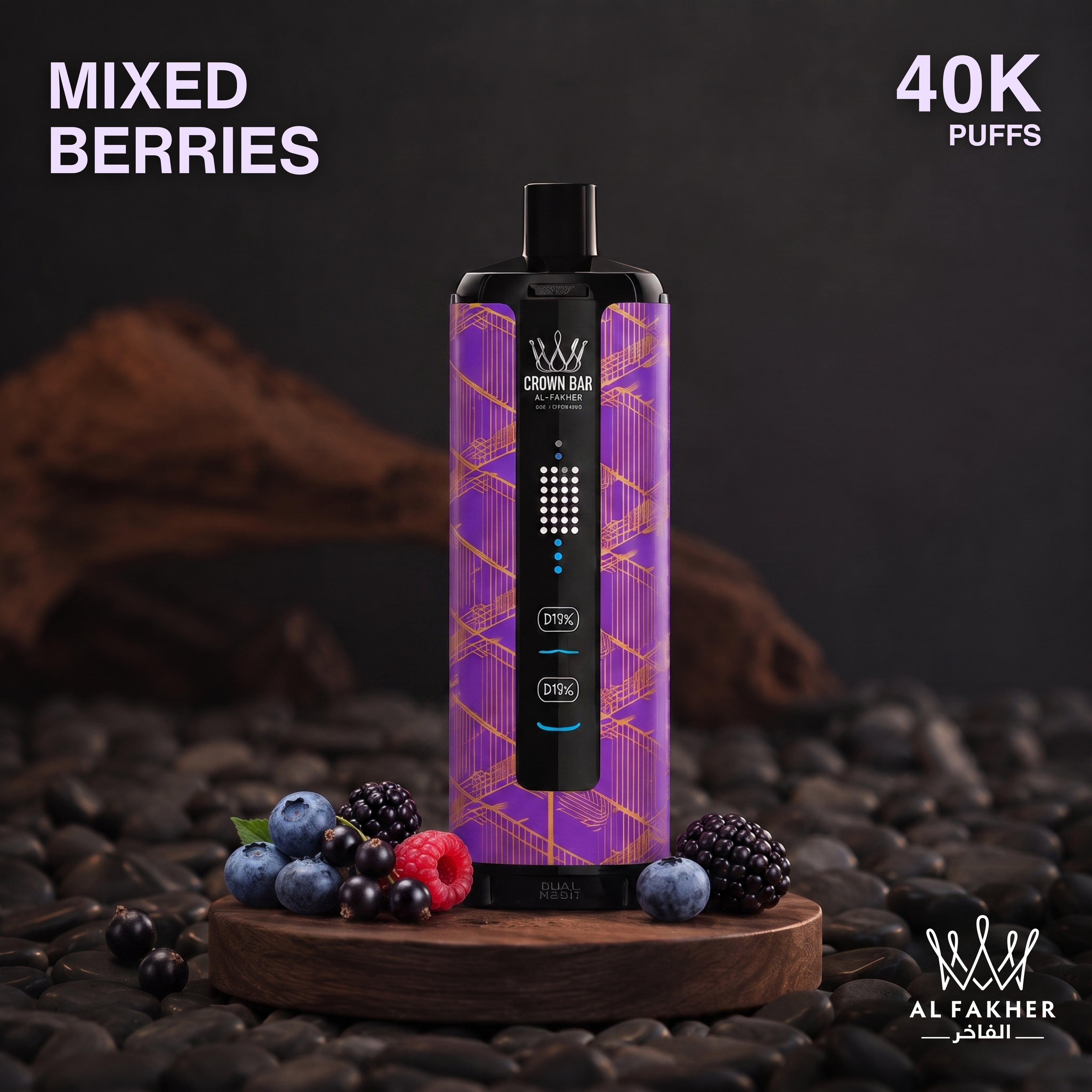 Al Fakher Crown Bar MegaMax 40K — Buy Vape Online India