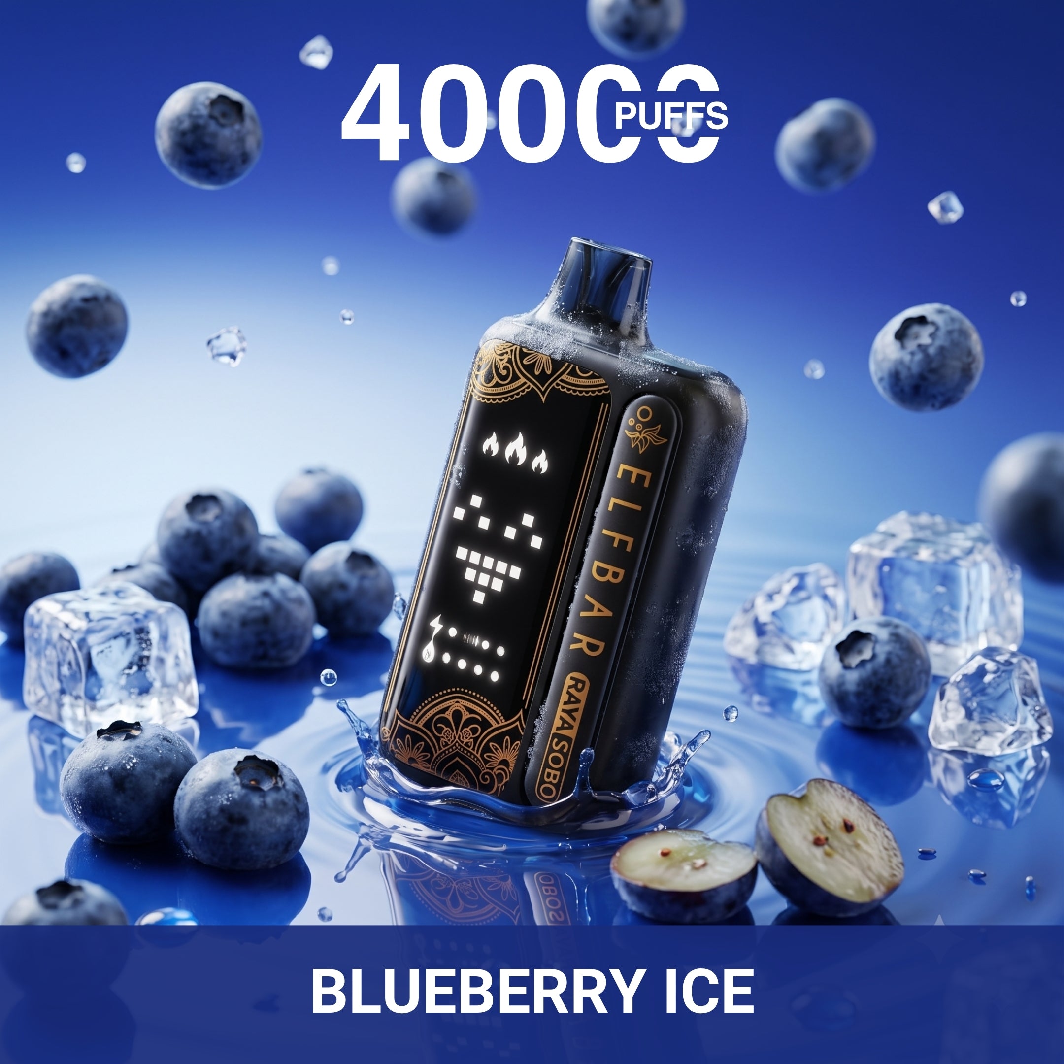 Elf Bar Raya Sobo 40000 Blueberry Ice — Buy Vape Online India