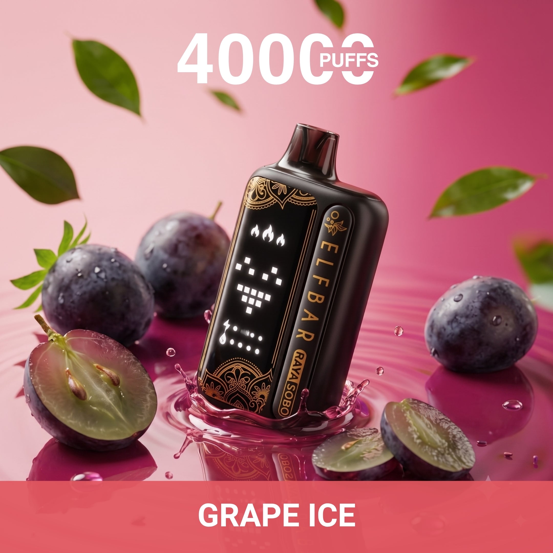 Elf Bar Raya Sobo 40000 Grape Ice — Buy Vape Online India