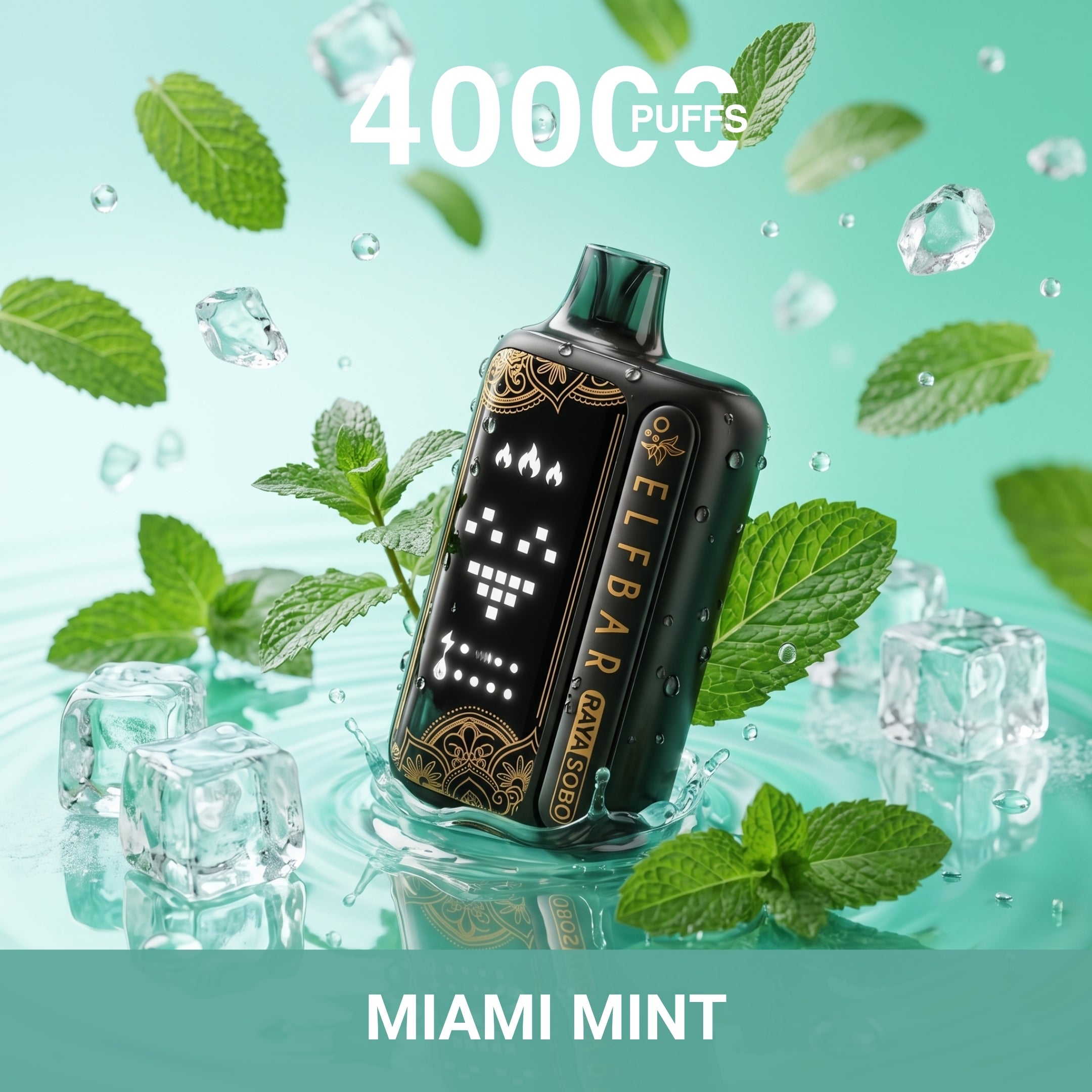 Elf Bar Raya Sobo 40000 Miami Mint — Buy Vape Online India