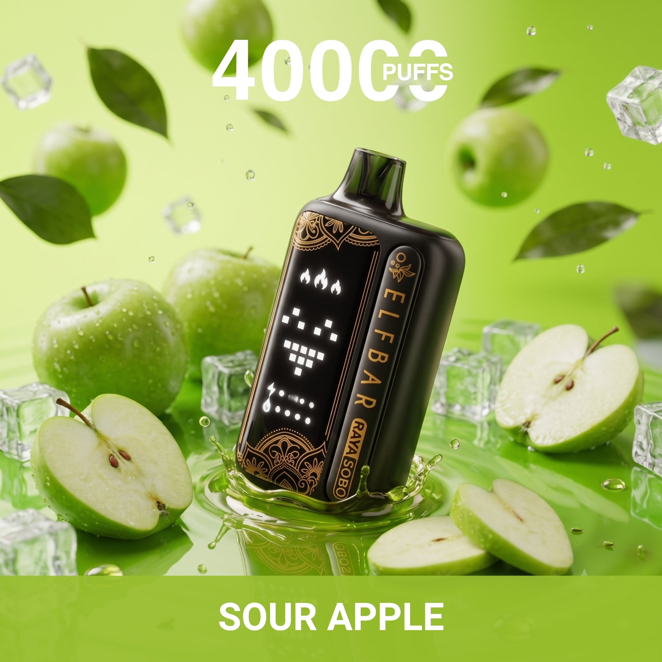Elf Bar Raya Sobo 40000 Sour Apple — Buy Vape Online India