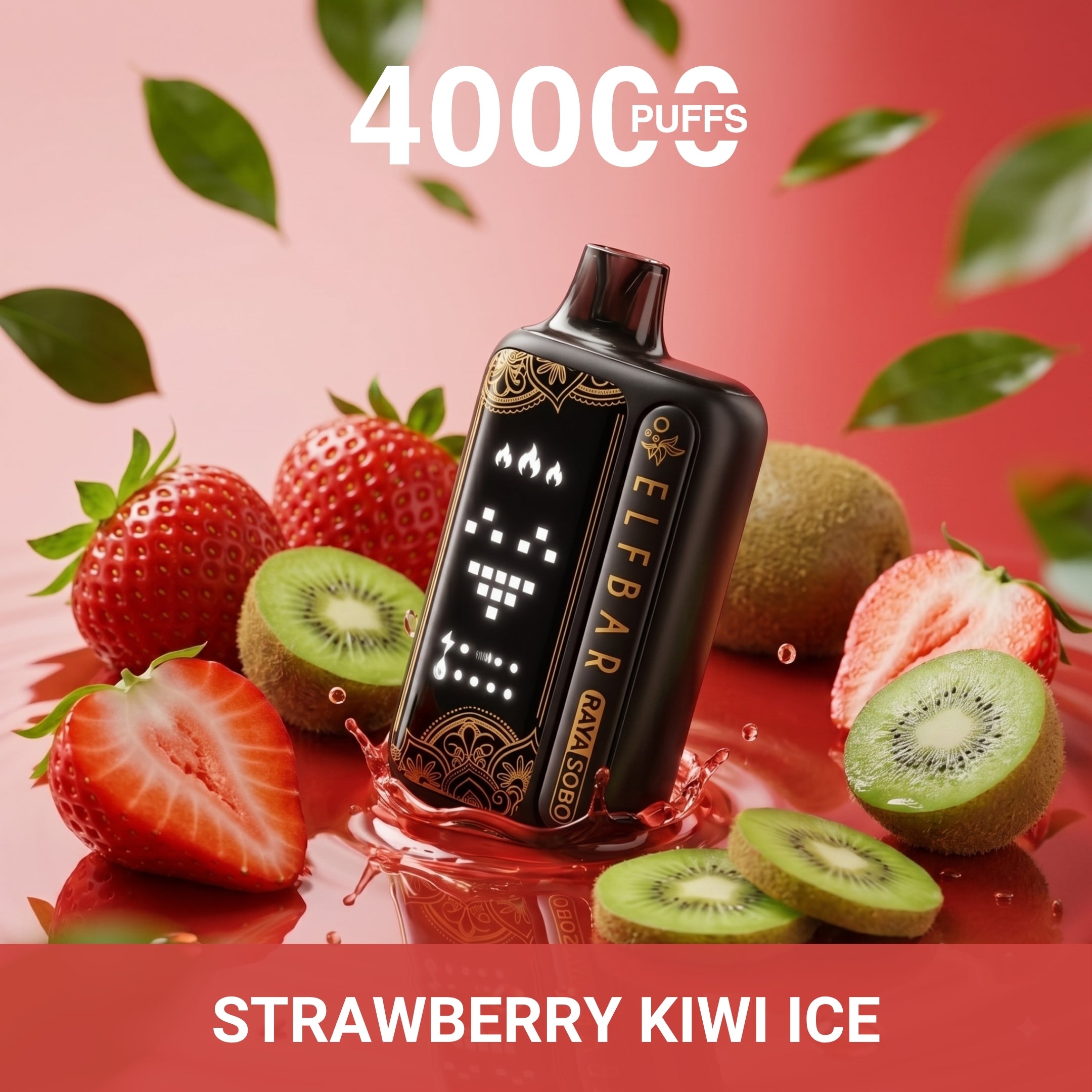 Elf Bar Raya Sobo 40000 Strawberry Kiwi ice — Buy Vape Online India
