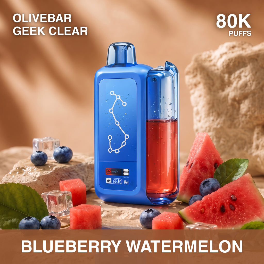 Olivebar Geek Clear 80000 — Buy Vape Online India