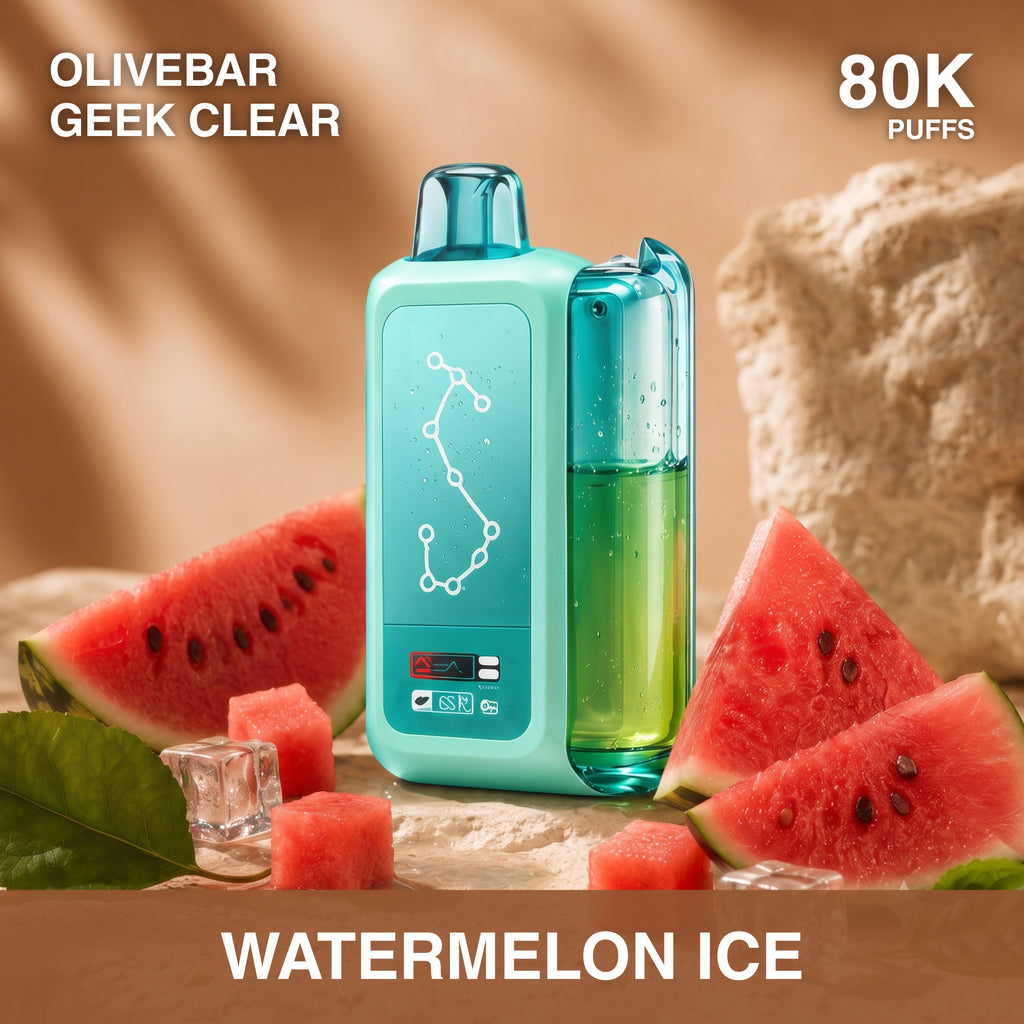 Olivebar Geek Clear 80000 — Buy Vape Online India