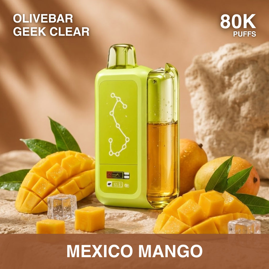 Olivebar Geek Clear 80000 — Buy Vape Online India
