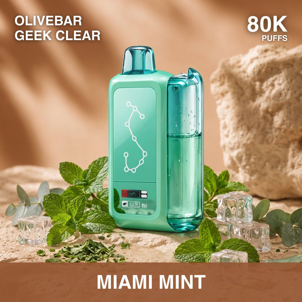 Olivebar Geek Clear 80000 — Buy Vape Online India