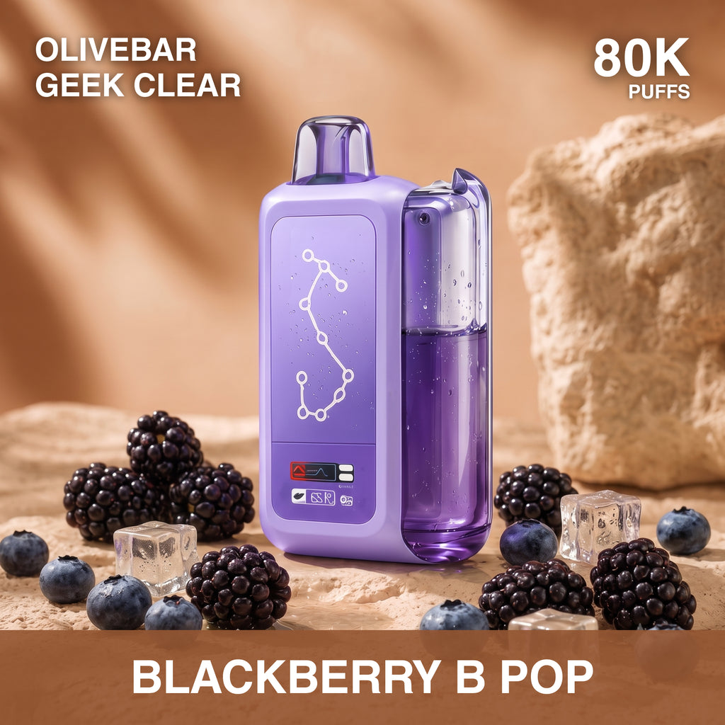 Olivebar Geek Clear 80000 — Buy Vape Online India