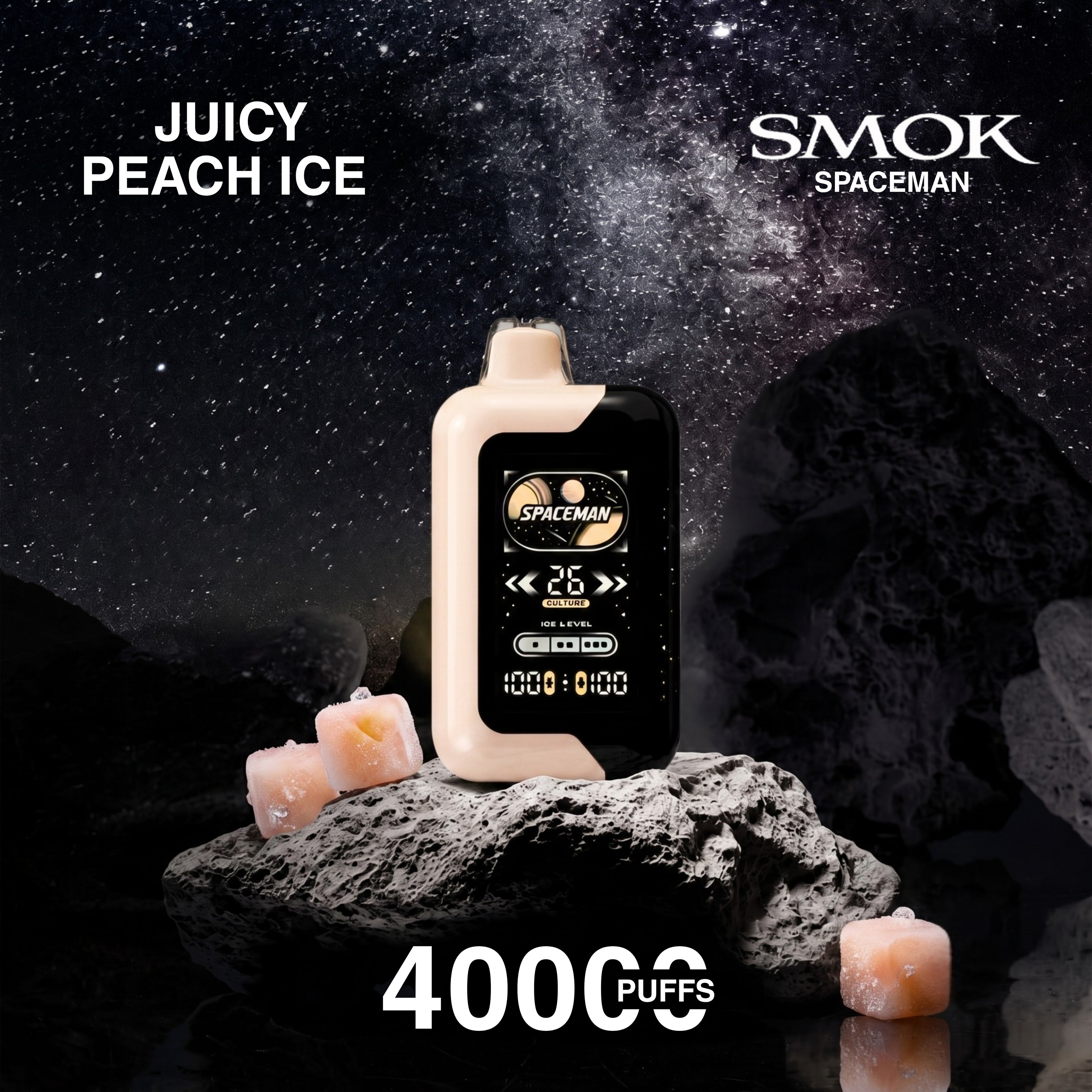 SMOK Spaceman Adjustable Ice Nic 40000 — Buy Vape Online India