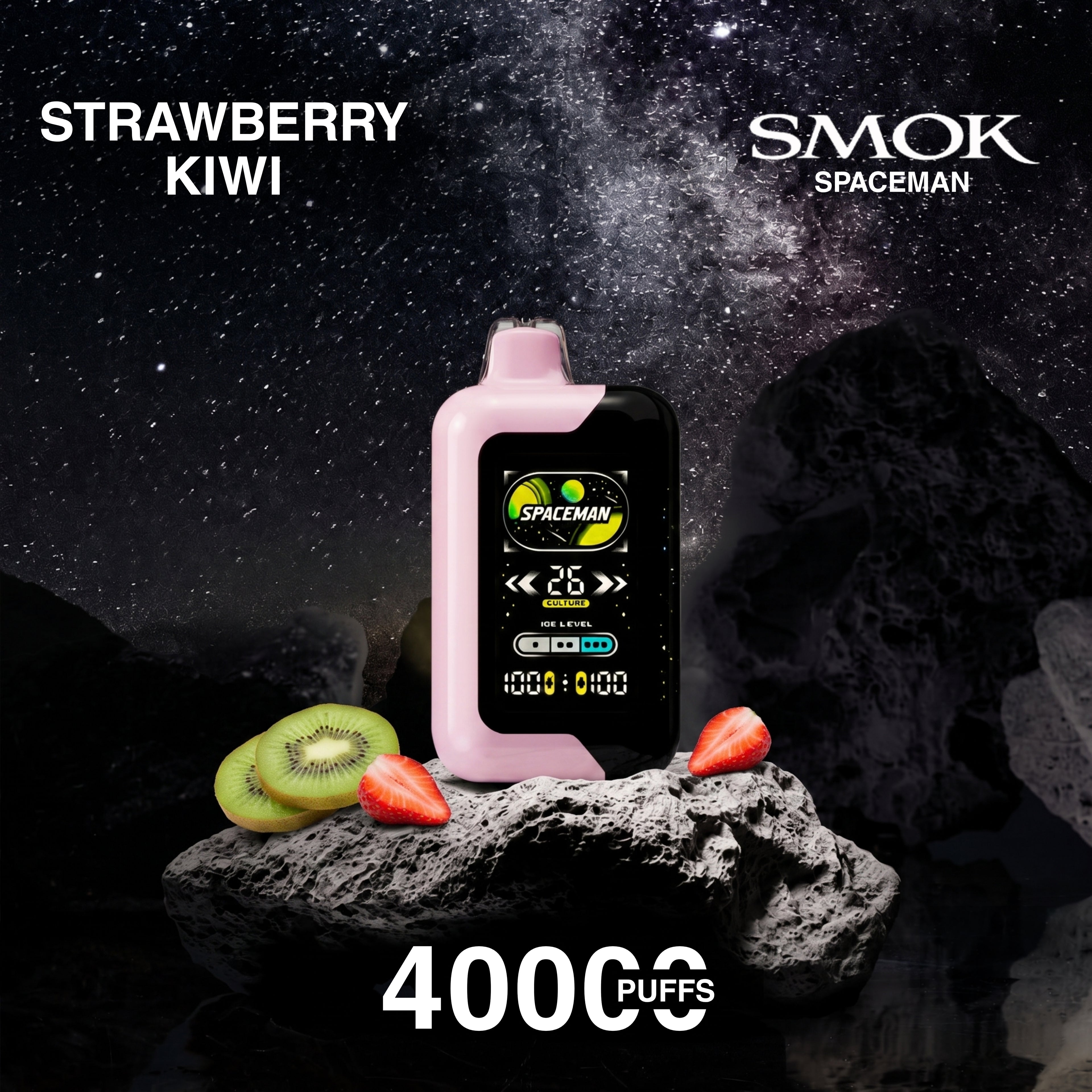SMOK Spaceman Adjustable Ice Nic 40000 — Buy Vape Online India