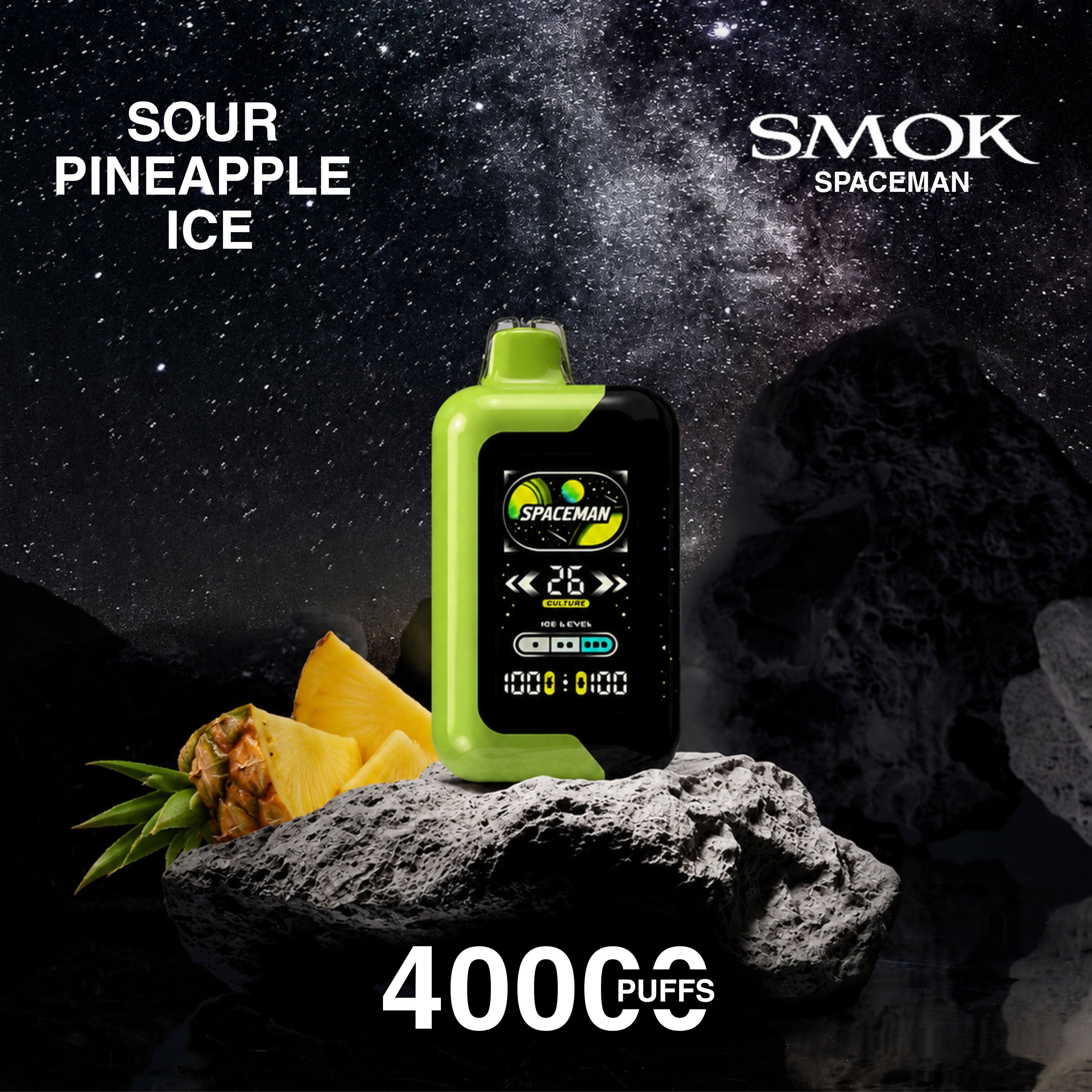 SMOK Spaceman Adjustable Ice Nic 40000 — Buy Vape Online India