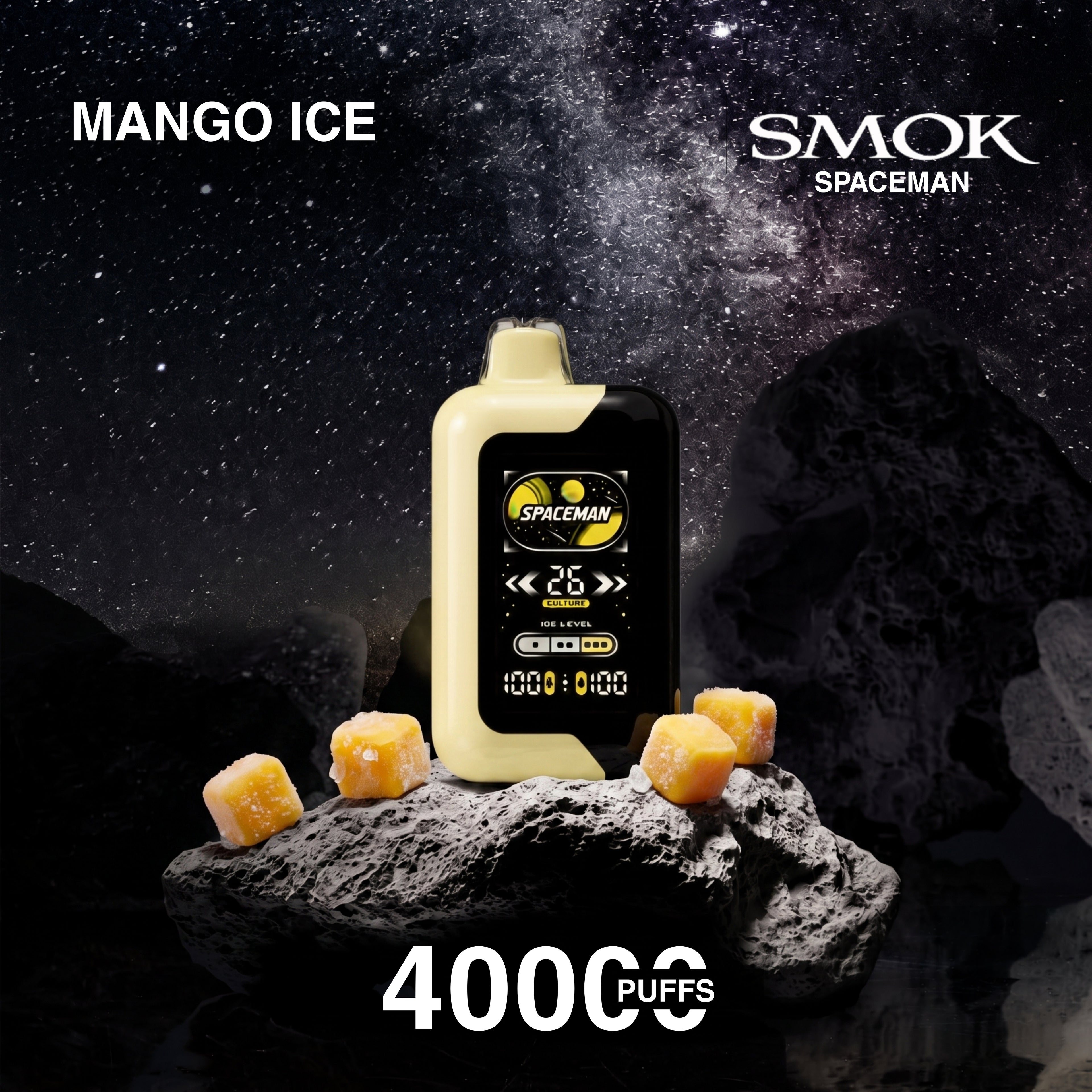 SMOK Spaceman Adjustable Ice Nic 40000 — Buy Vape Online India